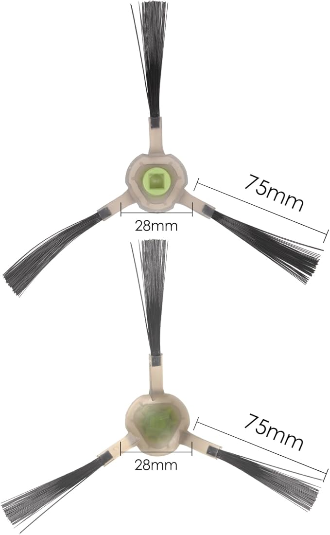 (5 Pack) M210 Replacement Side Brushes Compatible With Lefant M210B, M213S, M210S, M210, M213, M210 Pro, M210P, OKP Life K2, K3, K3A, K4, K5, Robotic Vacuum Cleaner, Side Brush Kit, Accessories Kit