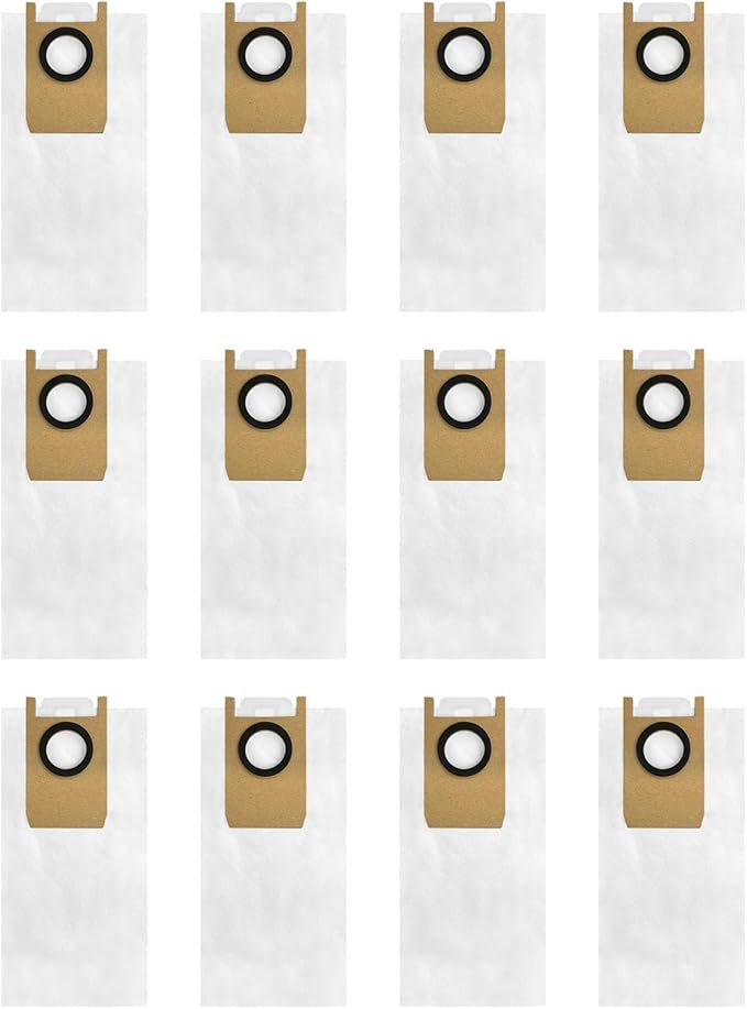 12PCS Dust Bags Replacement Accessory Kit for S1 Pro Omni, S1 Robot Vacuums Parts