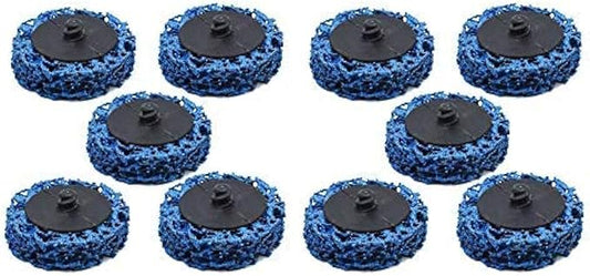findmall 10 Pack 2 Inch Quick Change Easy Strip Discs Rust Cleaning Wheel Paint Stripping Disc for Strips Paint Rust Cleaning