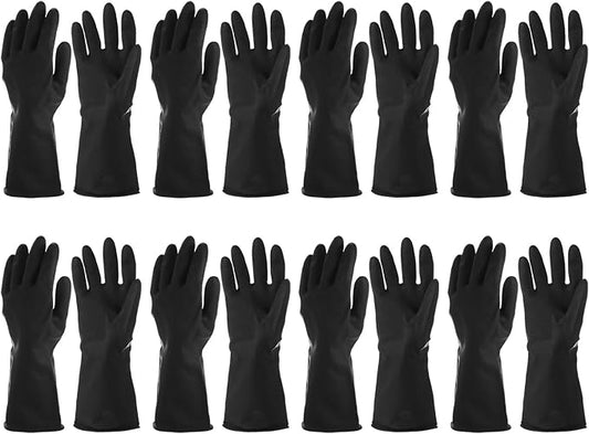 MECCANIXITY Chemical Resistant Glove, Latex Industrial Anti-Slip Protective Safety Work Glove for Cleaning Dish