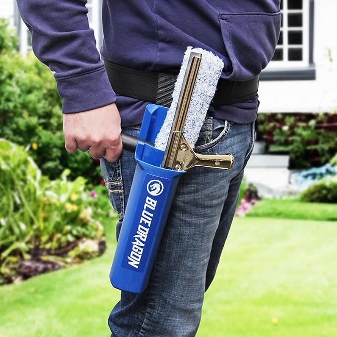 Blue Dragon Window Cleaning Holster Bucket on a Belt Tool Set