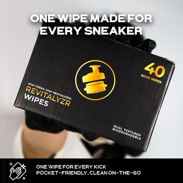Shoe Cleaning Kit, Wipes & Spray All In 1 Bundle – Sneaker Cleaner for Leather, Suede, Nubuck, Canvas - Ergonomic Brush, Microfiber Cloth
