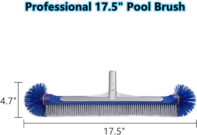 Pool Skimmer Net with Pool Brush