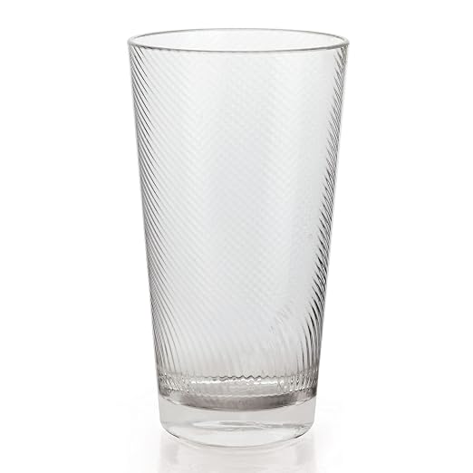 G.E.T. 4420-CL BPA-Free Heavy-Weight Textured Plastic Tumblers, 20 Ounce, Clear (Set of 12)