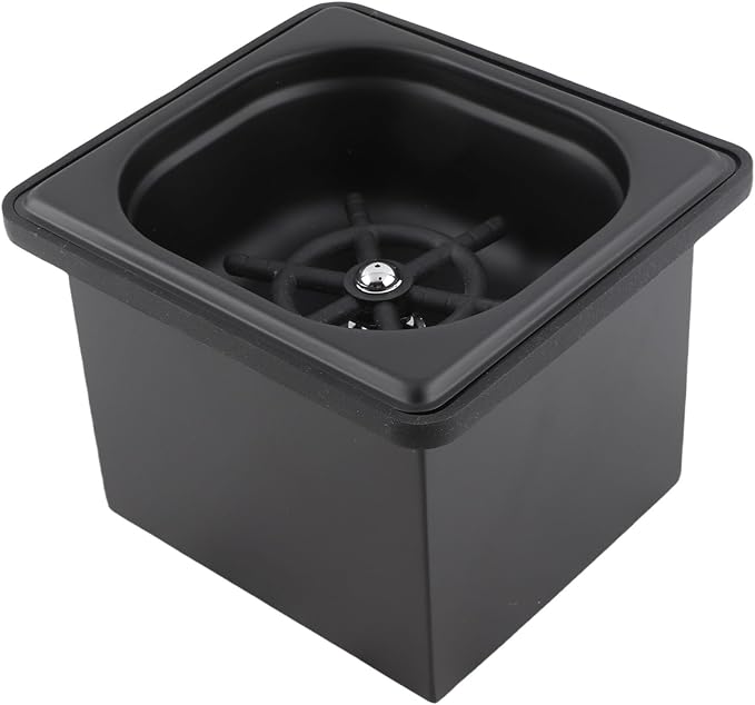 Pitcher Rinser, Stainless Steel, One-handed Operation, Automatic Glass Cup Washer, Small Size, Black Color for Kitchen Sink, For Hotels, Bars, Coffee Shops, Tea Houses