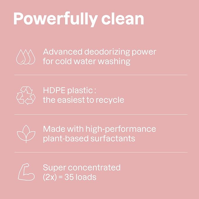 Bundle of ATTITUDE Baby Liquid Laundry Detergent and Fabric Softener, Plant and Mineral-Based, HE, Vegan Laundry Products, Sweet Lullaby, 33.8 Fl Oz