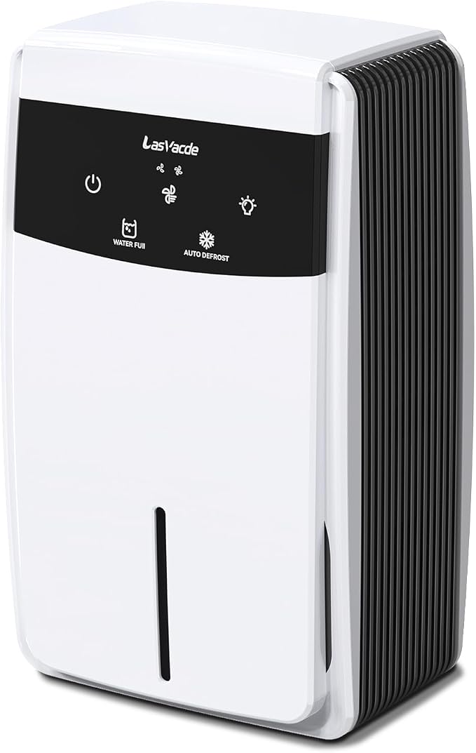 Dehumidifier with Drain Hose for Bathroom, 95 OZ Dehumidifiers for Home Bedroom Basement & RV with Auto Shut-off, Aromatherapy