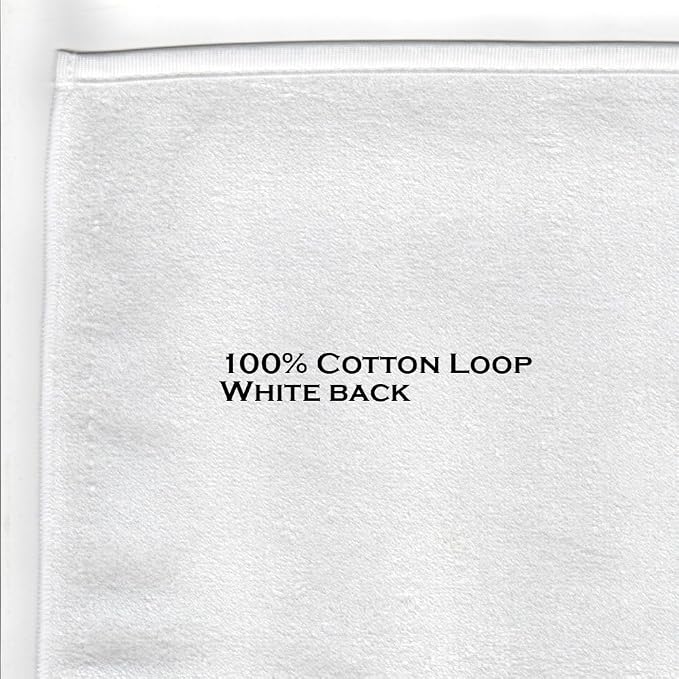 Caroline's Treasures Borzoi Coffee Bar Kitchen Towel Velour Plush Front and Cotton Loop Back Machine Washable