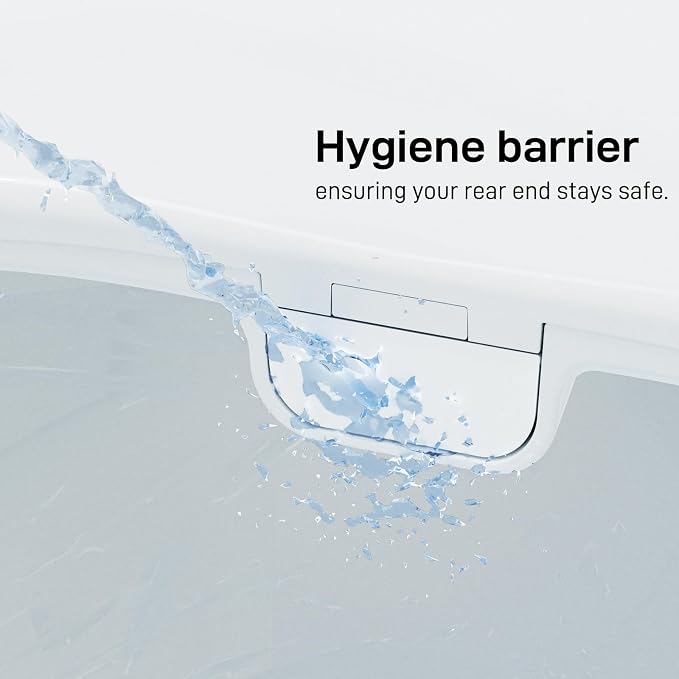 Bidet Toilet Seat – Non-Electric, Self-Cleaning Dual Nozzles for Frontal & Rear Wash, Adjustable Water Pressure, Slow-Close Lid, Fits Elongated Toilets – Hygienic & Eco-Friendly Upgrade (Contemporary)