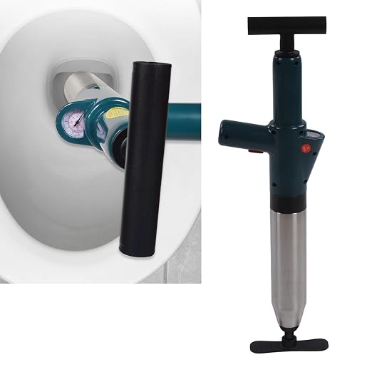 High Pressure Air Drain Blaster, Drain Clog Remover Toilet Plunger and Tub Drain Cleaner Opener, Sink Plunger for Bathroom Kitchen Bathtub Toilet Floor Drain Clogged Pipe
