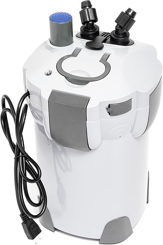 CNZ HW-402B 265GPH Canister Filter with Built-in 9w Sterilizer White