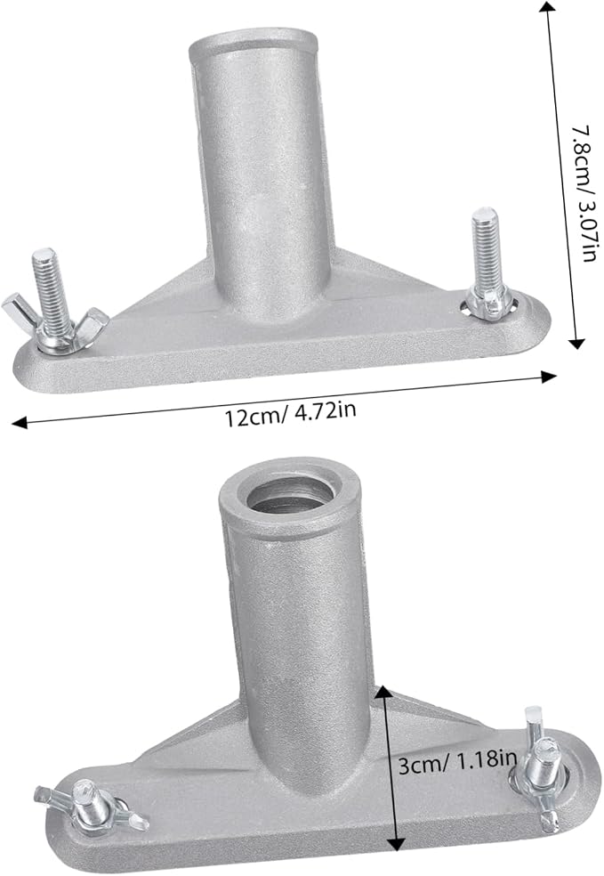 VILLCASE 5pcs Broom Handle Threaded Adapter for Extension Poles Connector for Quick Installation Construction Cleaning Efficiency