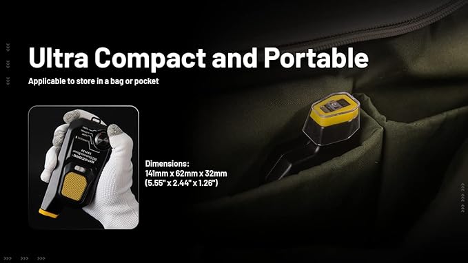 Nitecore BlowerBaby BB2 USB Rechargeable Electronic Air Duster Blower for Camera, Keyboard, Laptop Cleaning with Built-in LED, Include Cable Organizer