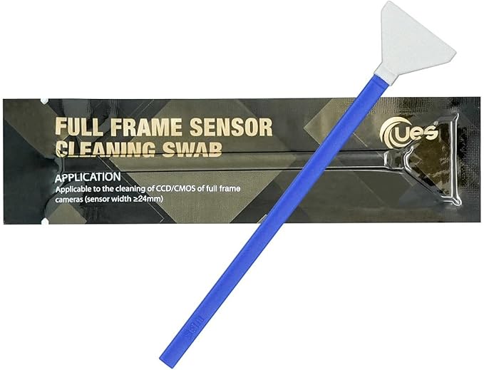 UES FFR24 Full Frame Camera Sensor Cleaning Kit: 14 x 24mm Sensor Cleaning Swabs and 15ml Sensor Cleaner Liquid Solution for Sony Nikon Canon Full-Frame DSLR & Mirrorless CMOS CCD