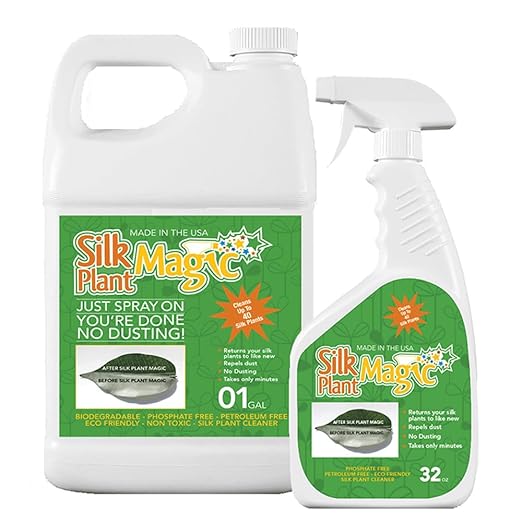 Screen Magic SPM1CP Silk Plant Magic Cleaner - Artificial Plant Cleaner Spray for Silk Plants
