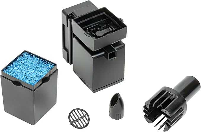 Sicce Shark MINI Aquarium Surface Skimmer 350 Plus up to 90 Gallon Aquariums | 90 GPH Flow Rate Efficient Debris Oil Film Removal Freshwater & Saltwater