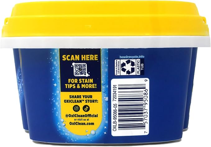 OxiClean Versatile Stain Remover, Over 101 Uses, Chlorine-Free, For All Machines, 1.77 lb (Pack of 2)