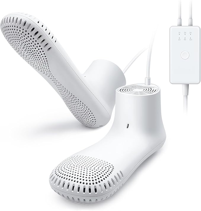 Home Care Wholesale Shoe Dryer and Deodorizer -Enhanced Deodorising, Boot Dryer with Timer Shoes Socks Heater Boots Warmer, No Noise | Durable Wire | US Plug
