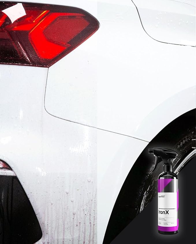CARPRO IronX Iron Remover: Stops Rust Spots and Pre-Mature Failure of the Clear Coat, Iron Contaminant Removal - 500mL with Sprayer (17oz)