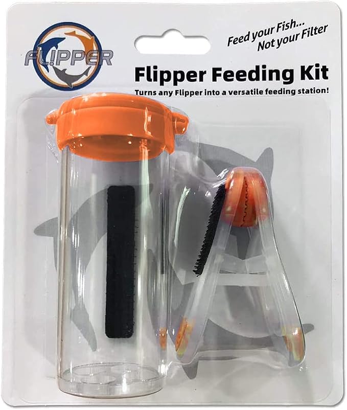 Flipper Cleaner Float - 2-in-1 Floating Magnetic Aquarium Glass Cleaner - Standard Aquarium Scraper Replacement Blades for Fish Tank Cleaning Kits - Aquarium Cleaner Fish Food Feeding