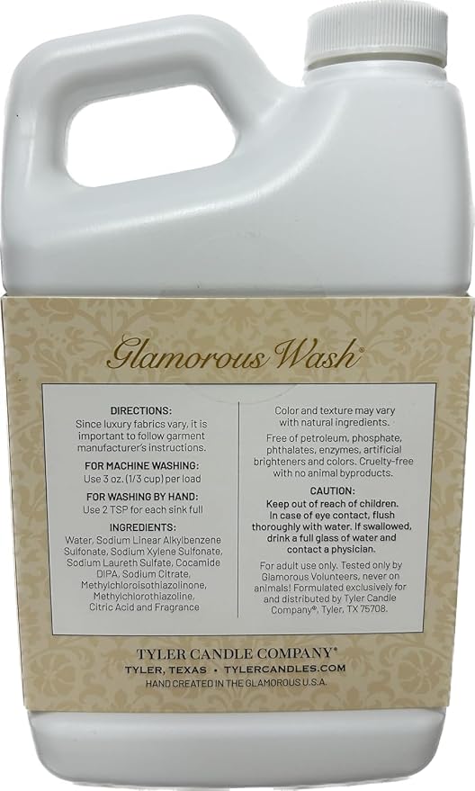 Tyler's Diva Glam Wash Laundry Detergent, 64 Fl oz (Pack of 1) ILIOS Packaging.