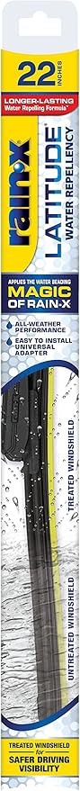 Rain-X 5079279-2 Repellency Water Repellent Wiper Blades, 22" Windshield Wiper, All Weather Streak-Free for Enhanced Visibility w/Water Repellency Formula