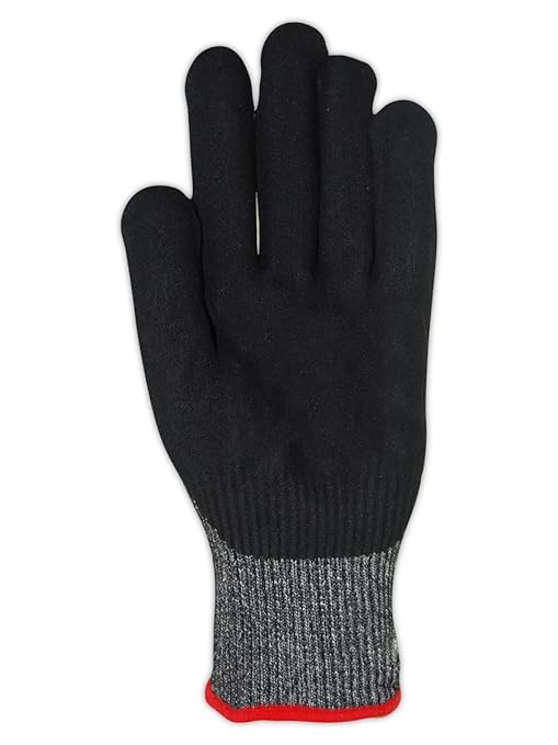 MAGID D-ROC ANSI A6 NitriX Palm Coated Touchscreen Gloves, 36 Pairs, Size 6/XS, GPD820