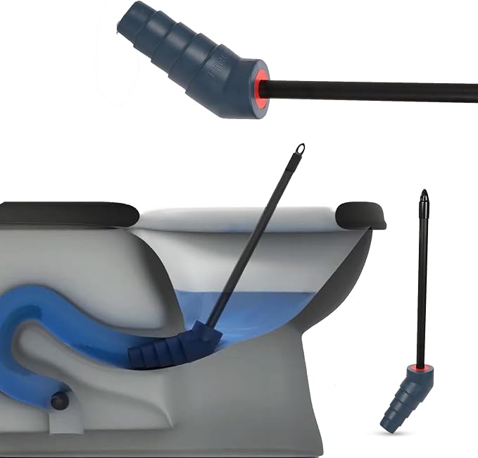 THRUSTER Professional Toilet Unblocker for US Toilets | Hydraulic Pressure Plunger for Severe Clogs and Persistent Blockages