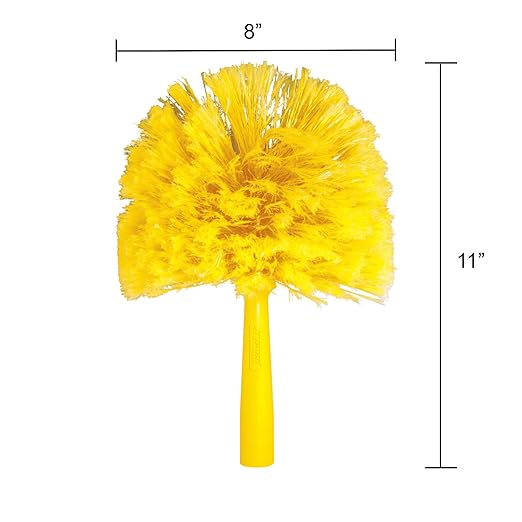 JT Eaton Yellow Duster Replacement Head for Corners and Crevices, 7" x 6", Case of 12