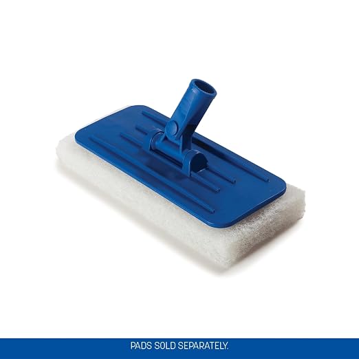SPARTA Flo-Pac Swivel Pad Holder Cleaning Pad Holder, Floor Pad Holder with High Impact Plastic for Cleaning, 9.25 X 3.63 X 1.75 Inches, Blue