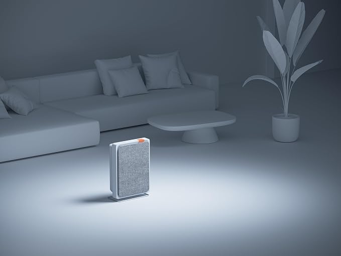 Smartmi Air Purifier E1 for Bedroom Home Dorm, Wall Mounted Air Purifiers, Decorative Air Cleaner for Pet Hair, Dander, Smoke, Pollen, Works with HomeKit Alexa Google Assistant, 150m³/h CADR