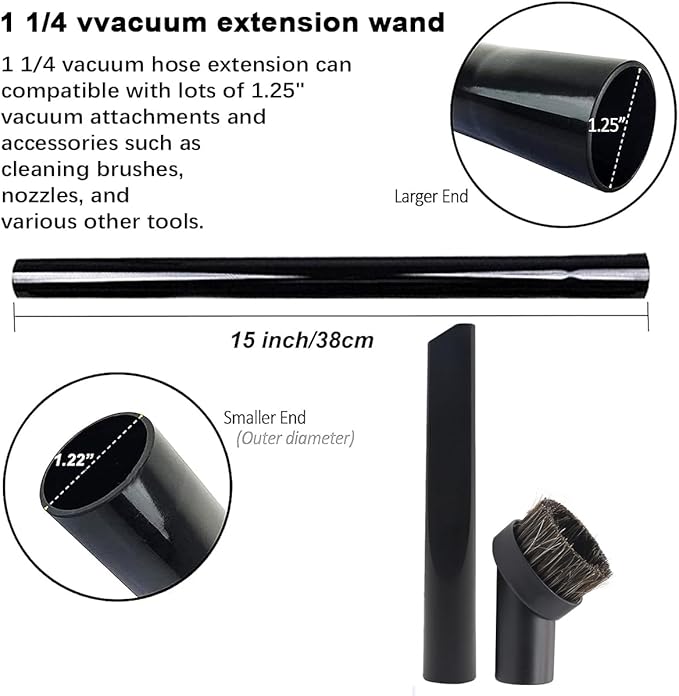 10 Pcs Vacuum Attachments & Brushes for Shark Navigator Lift-Away NV350 NV352 NV355 NV356E & Rotator NV500, Rocket HV301 HV322 HV371 Series Upright Vacuum, 1 1/4" (32mm) Vacuum Accessories Set