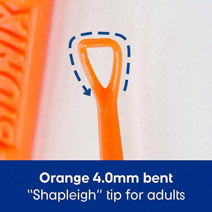 Bionix - Orange ControLoop Ear Curette Tool, Earwax Removal Tool, Helps Remove Wax Buildup, for Safe Earwax Removal, Convenient & Easy-to-Use, Ideal for Healthcare Providers, Single-Use (50 Count)