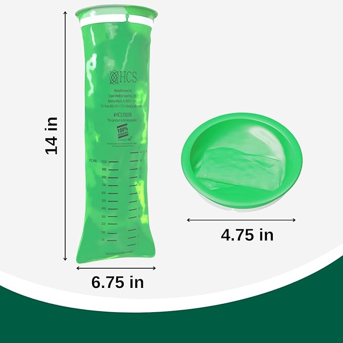 HCS Bulk Emesis Bags Disposable - Eco-Friendly, Premium, Hospital Grade, Adults & Kids - Vomit Bags Disposable for Car, Travel, Home Use - Throw Up, Barf, Puke - 144, Strong (40 fl oz)