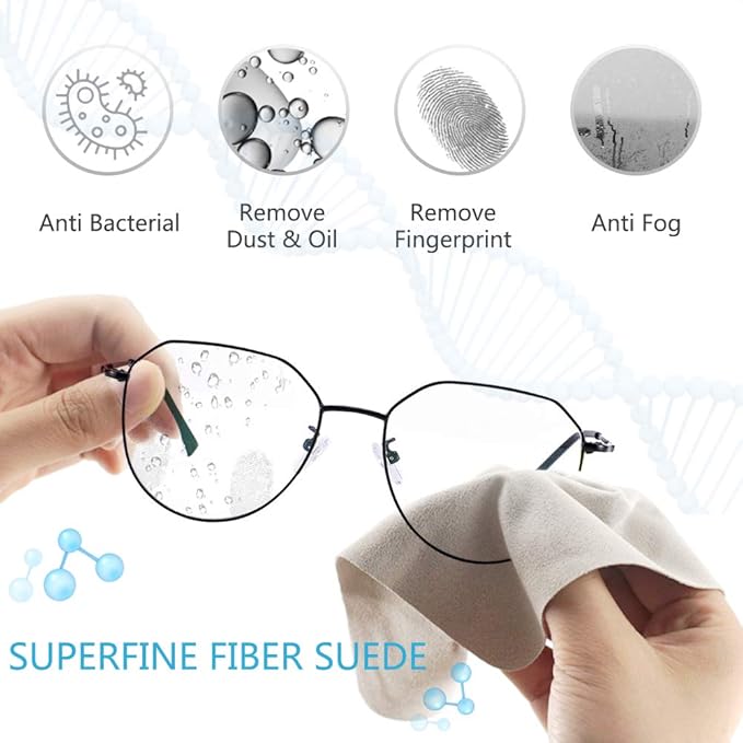 Eyeglasses Anti-Fog Cleaning Cloths, Screens, Lens Wipe for All Electronic Device Screens(50 Pack Anti-Fog Wipe)