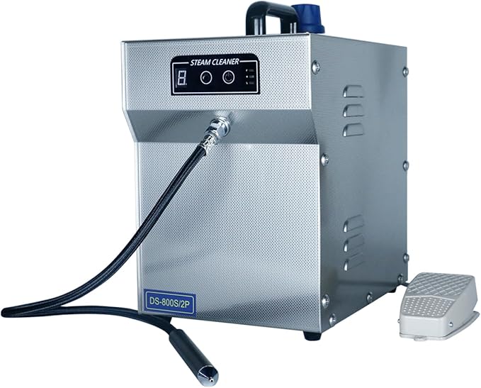 Jewelry Cleaner Machine for Silver & Gold Professional Steam Cleaner Machine 1200W 2L, Stainless Steel Jewelry Cleaner for Professional Tool Watch Glasses Retainer Denture Parts Cleaning