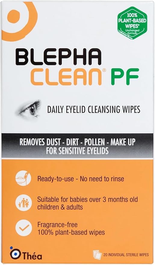 Blephaclean 60 Sterile Eyelid Wipes For Blepharitis Freepost