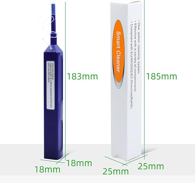 FTTH Fiber End-Face Cleaning Pen 1.25mm Connectors LC/MU Fiber Optic Cleaner Pen