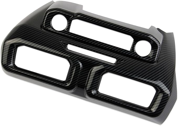 Center Console Air Vent Cover Trim Kit Accessories for 2024-2026 Ford Mustang (carbon fiber style)