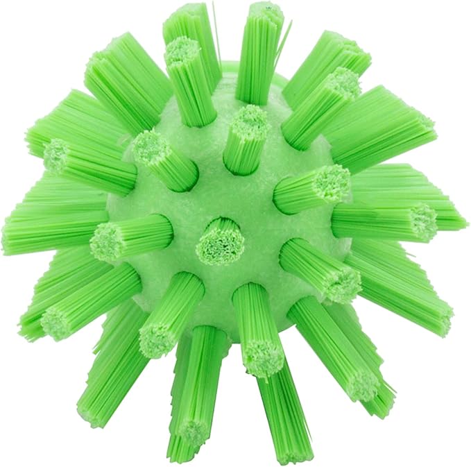 SPARTA Industrial Tank Brush Head Pipe Brush Head, Drain Brush with 3/4" Thread Hole (Handle Not Included) for Commercial Use, Plastic, 2 x 5.7 Inches, Lime (Pack of 6)