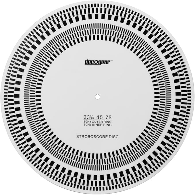 Deco Gear Vinyl Care Turntable Bundle: Cleaning Kit + Stroboscope + Record Stabilizer + Audio-Technica Record Care Solution