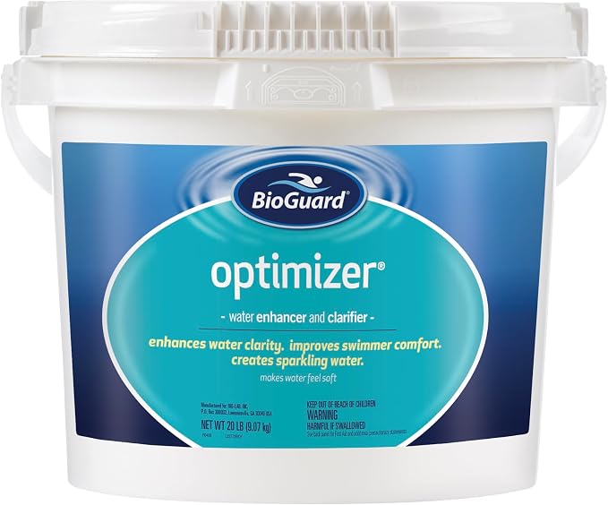 BioGuard Optimizer Pool Water Enhancer and Clarifier, 20 lb, Single Pack | Creates Soft and Sparkling Water, Improves Overall Water Quality