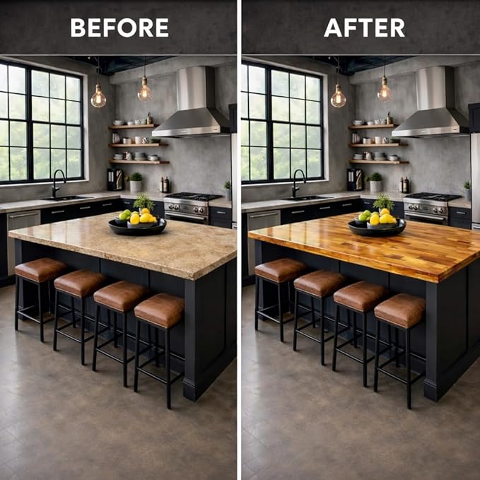 Giani Butcher Block Easy Epoxy Countertop Paint Kit