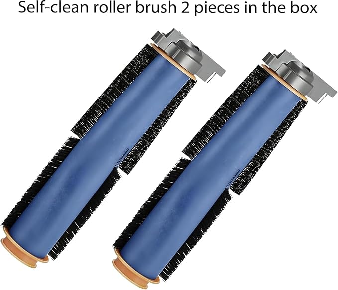 Replacement Parts for Shark UR2360S UR2360 UR2360EEUS Ultra Robot Vacuum Accessories Kit :2 Main Roller Brush/1 Cover 5 HEPA Filters 3 Foam 2 Primary Filter 8 3-Arm Sweep Side Brushes