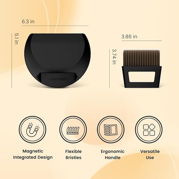 MHW-3BOMBER Coffee Knock Box Black and Hand Broom and Dustpan Set