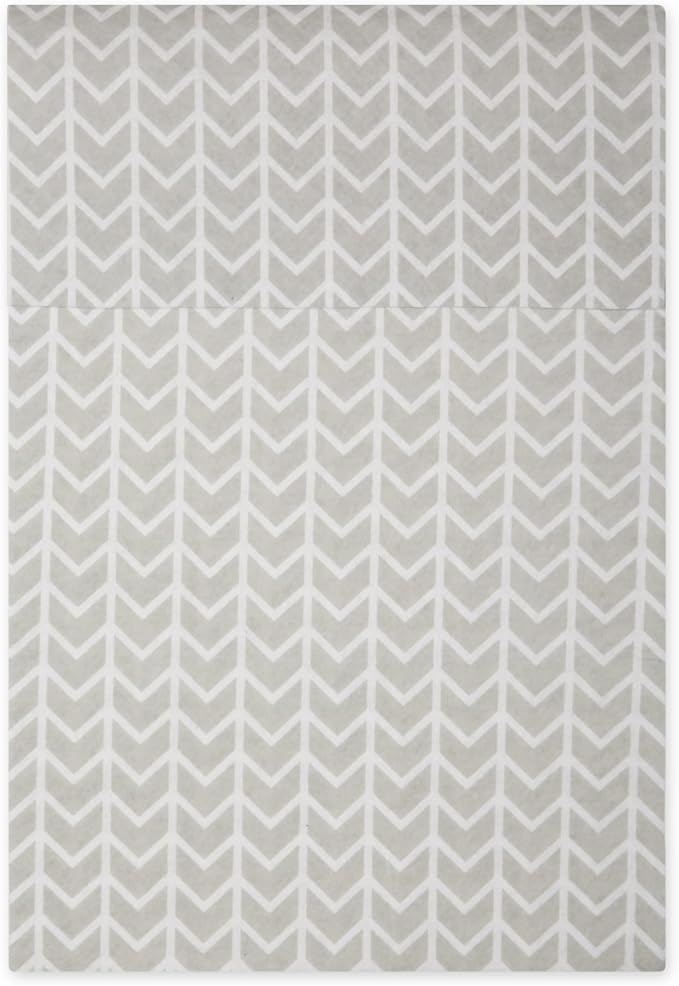 DII Fridge Liner Collection Non-Adhesive, Cut to Fit, 12x24, Cool Gray Herringbone, 6 Piece
