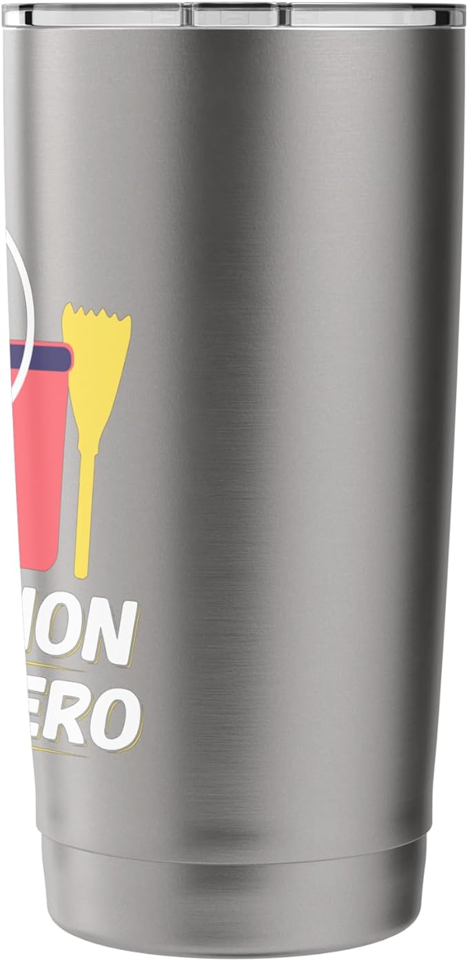 Sanitation Superhero Cleaning Stainless Steel Insulated Tumbler