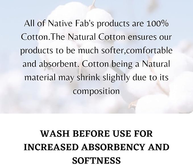 Native Fab Black Kitchen Towels 18x28 Inch, 12 Pack, Wide Stripe, Highly Absorbent, Quick Dry, Durable, Cotton Dish Towels for Wiping Hands, Drying Dishes, Counter Cleaning Dishcloth Set - Black