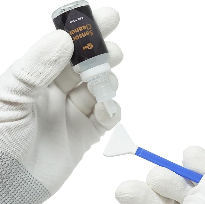 UES FFR24 Full Frame Camera Sensor Cleaning Kit: 14 x 24mm Sensor Cleaning Swabs and 15ml Sensor Cleaner Liquid Solution for Sony Nikon Canon Full-Frame DSLR & Mirrorless CMOS CCD