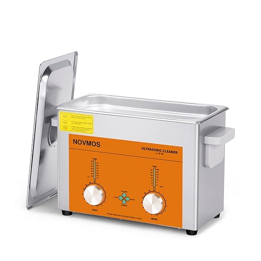 Ultrasonic Cleaner,4L 120W Professional Ultrasonic Eyeglasses Cleaner with Encoded Control for Jewelry,Eyeglasses,Coins,Chains Cleaning (Including Baskets)